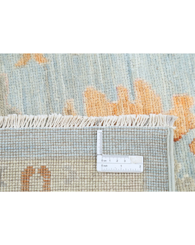 Oushak 8' 4" X 9' 8" Hand Knotted Wool Rug 8' 4" X 9' 8" (254 X 295) / Blue / Wool