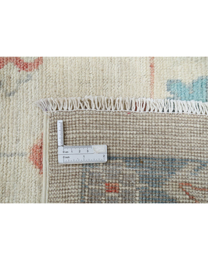 Oushak 8' 11" X 12' 4" Hand Knotted Wool Rug 8' 11" X 12' 4" (272 X 376) / Grey / Wool