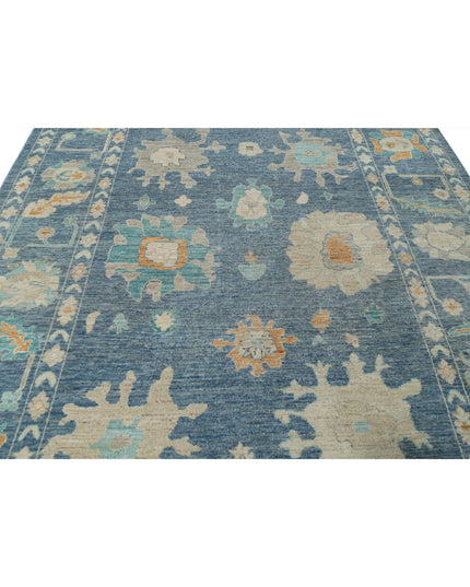 Oushak 8' 0" X 10' 4" Hand Knotted Wool Rug 8' 0" X 10' 4" (244 X 315) / Grey / Wool