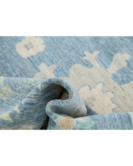 Oushak 8' 0" X 10' 4" Hand Knotted Wool Rug 8' 0" X 10' 4" (244 X 315) / Grey / Wool