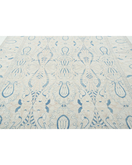 Oushak 8' 8" X 12' 0" Hand Knotted Wool Rug 8' 8" X 12' 0" (264 X 366) / Ivory / Wool