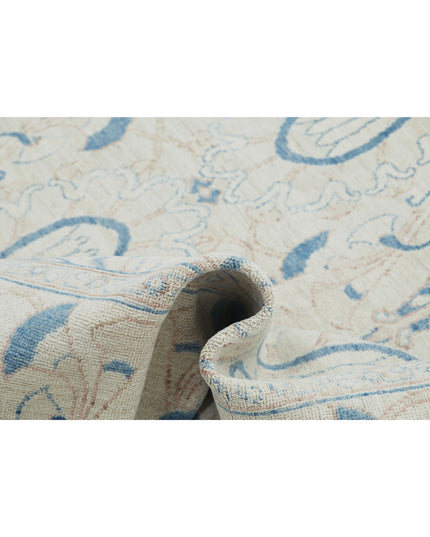 Oushak 8' 8" X 12' 0" Hand Knotted Wool Rug 8' 8" X 12' 0" (264 X 366) / Ivory / Wool
