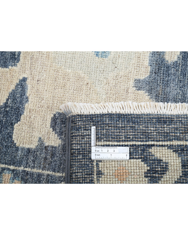 Oushak 8' 1" X 9' 9" Hand Knotted Wool Rug 8' 1" X 9' 9" (246 X 297) / Grey / Wool