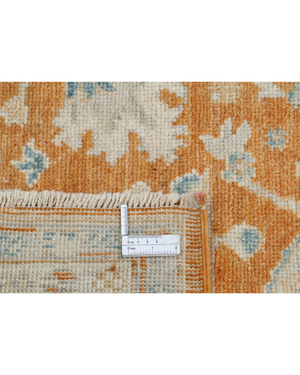 Oushak 8' 3" X 10' 1" Hand Knotted Wool Rug 8' 3" X 10' 1" (251 X 307) / Orange / Wool