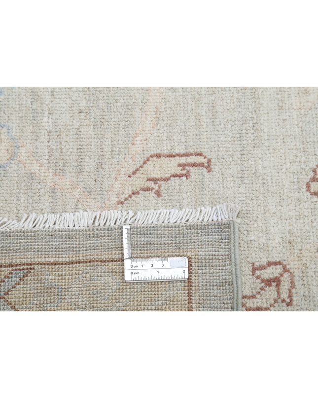 Oushak 12' 9" X 17' 7" Hand Knotted Wool Rug 12' 9" X 17' 7" (389 X 536) / Grey / Wool
