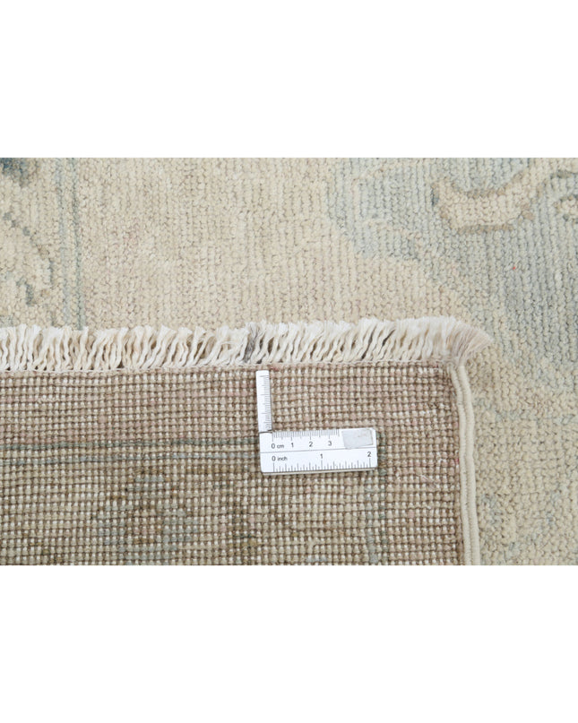 Oushak 11' 8" X 14' 10" Hand Knotted Wool Rug 11' 8" X 14' 10" (356 X 452) / Beige / Wool