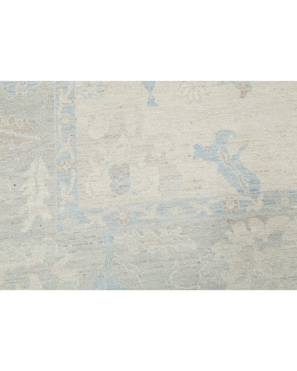 Oushak 8' 2" X 9' 11" Hand Knotted Wool Rug 8' 2" X 9' 11" (249 X 302) / Ivory / Wool