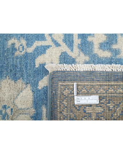 Oushak 8' 1" X 9' 9" Hand Knotted Wool Rug 8' 1" X 9' 9" (246 X 297) / Blue / Wool