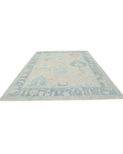 Oushak 9' 0" X 11' 9" Hand Knotted Wool Rug 9' 0" X 11' 9" (274 X 358) / Peach / Wool