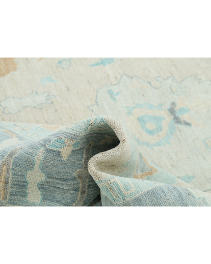 Oushak 9' 0" X 11' 9" Hand Knotted Wool Rug 9' 0" X 11' 9" (274 X 358) / Peach / Wool