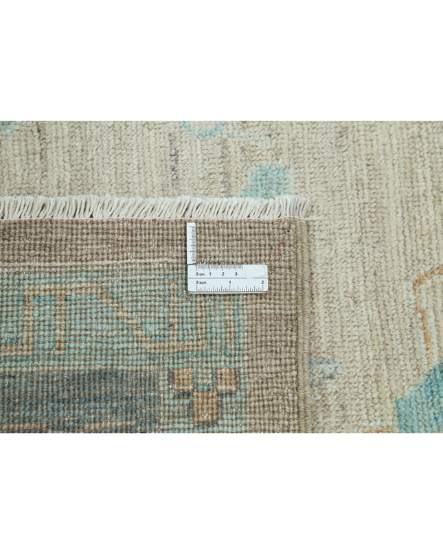 Oushak 9' 0" X 11' 9" Hand Knotted Wool Rug 9' 0" X 11' 9" (274 X 358) / Peach / Wool