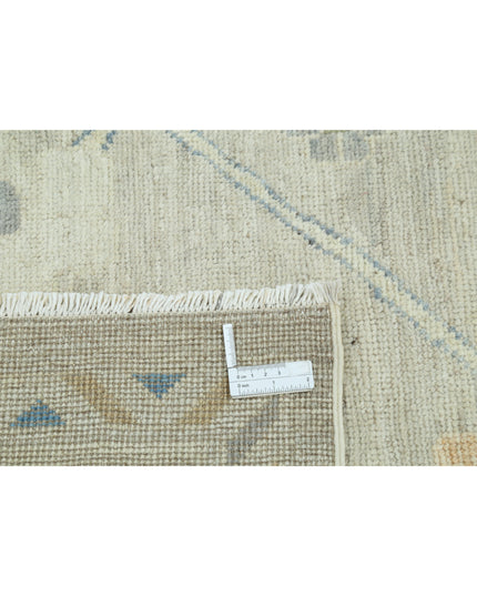 Oushak 9' 2" X 11' 11" Hand Knotted Wool Rug 9' 2" X 11' 11" (280 X 363) / Grey / Wool