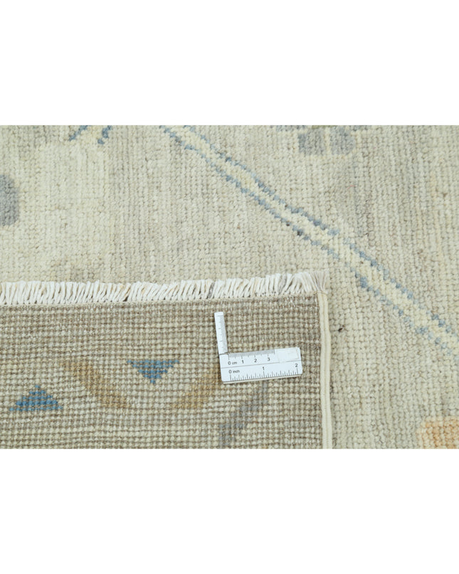 Oushak 9' 2" X 11' 11" Hand Knotted Wool Rug 9' 2" X 11' 11" (280 X 363) / Grey / Wool