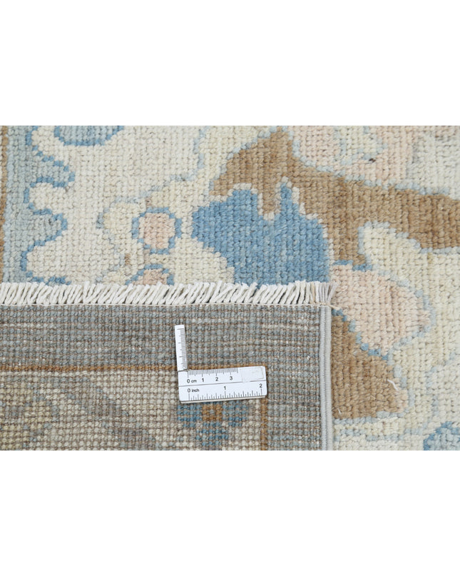 Oushak 8' 2" X 10' 1" Hand Knotted Wool Rug 8' 2" X 10' 1" (249 X 307) / Blue / Wool