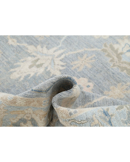 Oushak 5' 10" X 9' 0" Hand Knotted Wool Rug 5' 10" X 9' 0" (178 X 274) / Grey / Wool