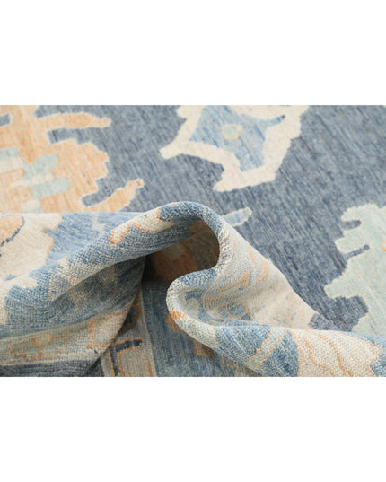 Oushak 10' 2" X 13' 8" Hand Knotted Wool Rug 10' 2" X 13' 8" (310 X 417) / Grey / Wool