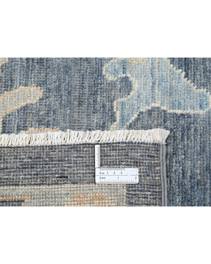 Oushak 10' 2" X 13' 8" Hand Knotted Wool Rug 10' 2" X 13' 8" (310 X 417) / Grey / Wool