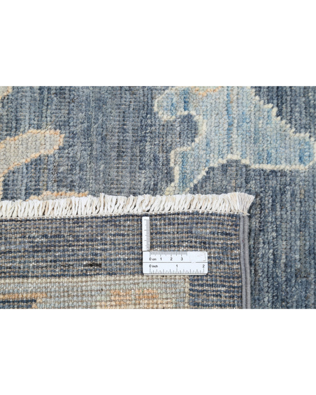 Oushak 10' 2" X 13' 8" Hand Knotted Wool Rug 10' 2" X 13' 8" (310 X 417) / Grey / Wool