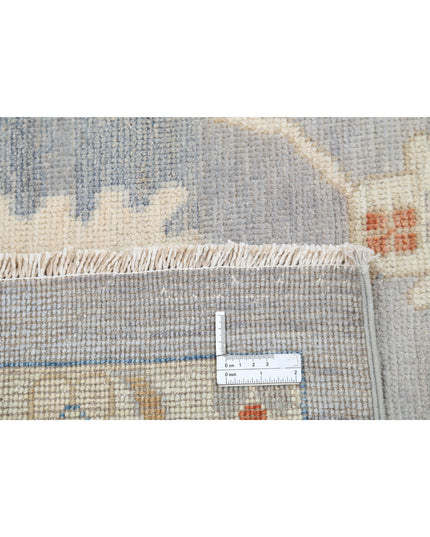 Oushak 10' 0" X 13' 6" Hand Knotted Wool Rug 10' 0" X 13' 6" (305 X 411) / Grey / Wool