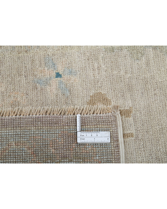 Oushak 3' 1" X 11' 7" Hand Knotted Wool Rug 3' 1" X 11' 7" (94 X 353) / Taupe / Wool