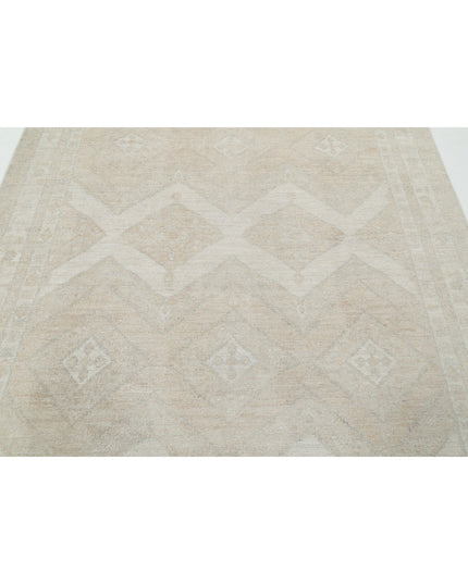 Oushak 6' 2" X 8' 10" Hand Knotted Wool Rug 6' 2" X 8' 10" (188 X 269) / Taupe / Wool
