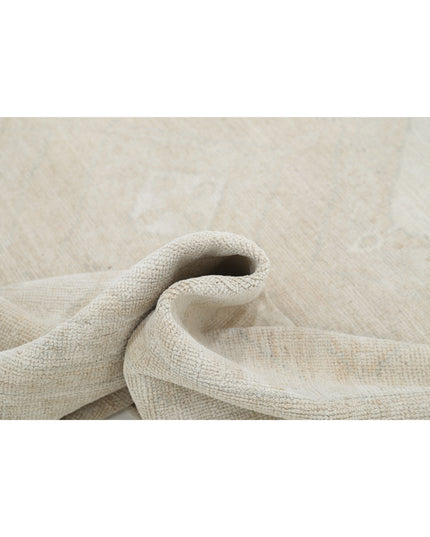 Oushak 6' 2" X 8' 10" Hand Knotted Wool Rug 6' 2" X 8' 10" (188 X 269) / Taupe / Wool