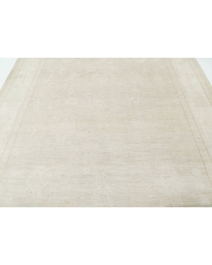 Oushak 8' 2" X 10' 5" Hand Knotted Wool Rug 8' 2" X 10' 5" (249 X 318) / Grey / Wool