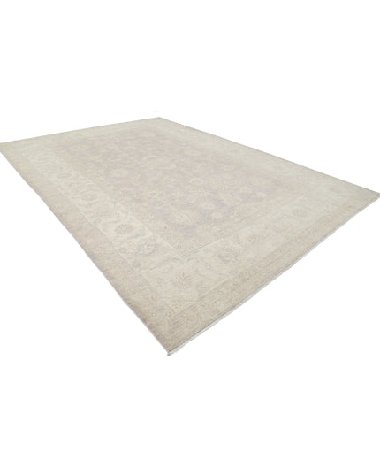 Oushak 9' 11" X 14' 2" Hand Knotted Wool Rug 9' 11" X 14' 2" (302 X 432) / Grey / Wool