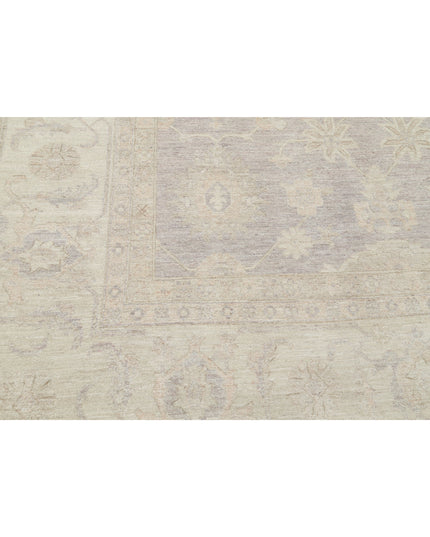 Oushak 9' 11" X 14' 2" Hand Knotted Wool Rug 9' 11" X 14' 2" (302 X 432) / Grey / Wool
