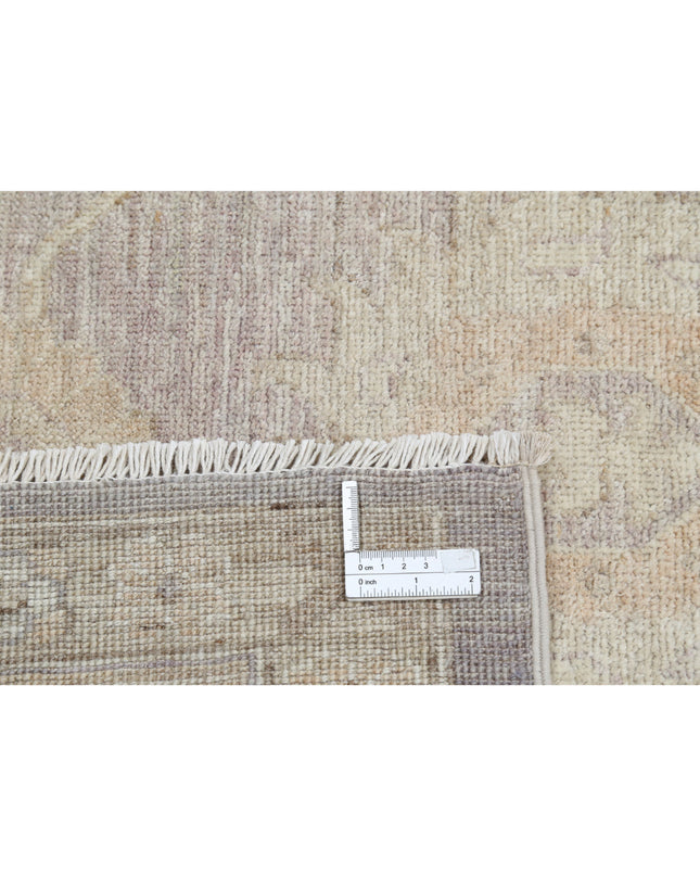 Oushak 9' 11" X 14' 2" Hand Knotted Wool Rug 9' 11" X 14' 2" (302 X 432) / Grey / Wool