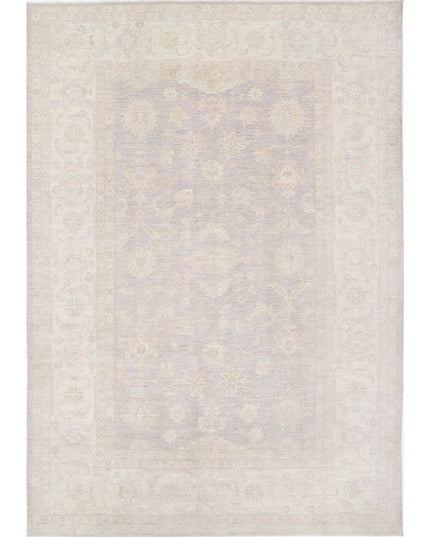 Oushak 9' 11" X 14' 2" Hand Knotted Wool Rug 9' 11" X 14' 2" (302 X 432) / Grey / Wool