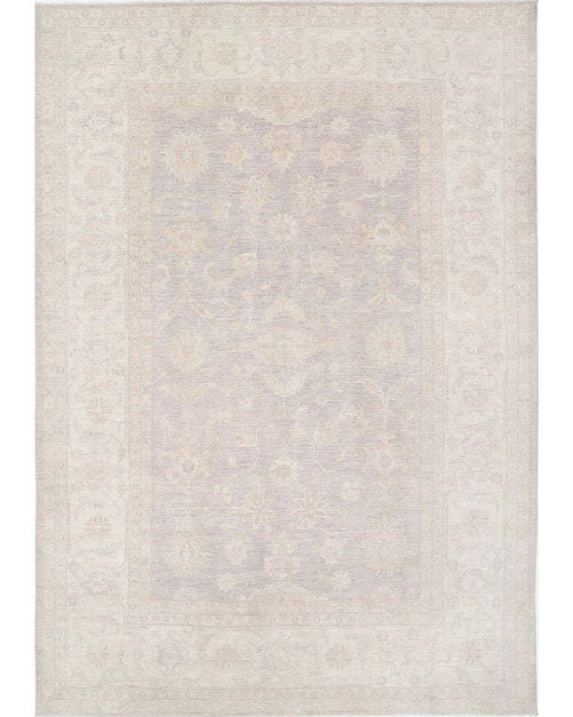 Oushak 9' 11" X 14' 2" Hand Knotted Wool Rug 9' 11" X 14' 2" (302 X 432) / Grey / Wool