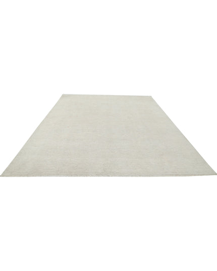 Oushak 9' 0" X 11' 6" Hand Knotted Wool Rug 9' 0" X 11' 6" (274 X 351) / Ivory / Wool