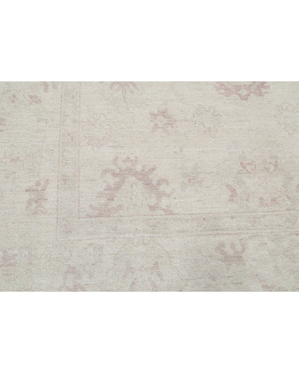 Oushak 8' 6" X 12' 2" Hand Knotted Wool Rug 8' 6" X 12' 2" (259 X 371) / Ivory / Wool