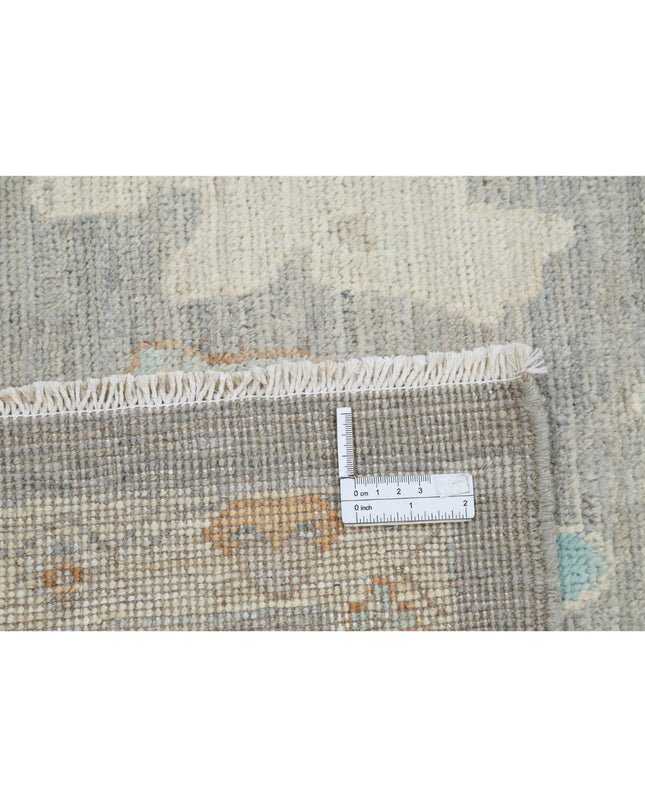 Oushak 8' 0" X 10' 0" Hand Knotted Wool Rug 8' 0" X 10' 0" (244 X 305) / Grey / Wool