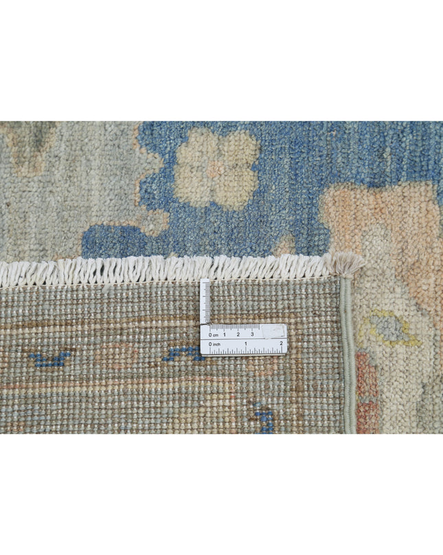 Oushak 10' 0" X 13' 3" Hand Knotted Wool Rug 10' 0" X 13' 3" (305 X 404) / Grey / Wool
