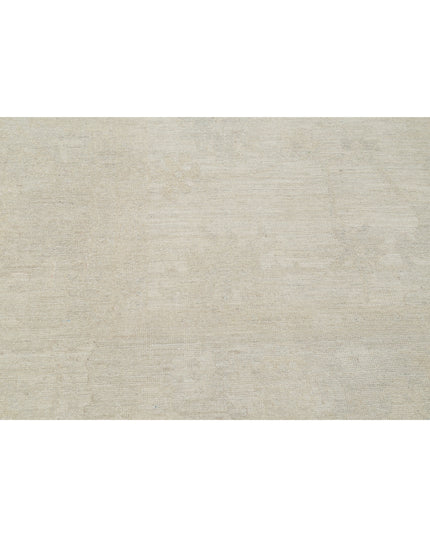 Oushak 9' 0" X 11' 9" Hand Knotted Wool Rug 9' 0" X 11' 9" (274 X 358) / Ivory / Wool