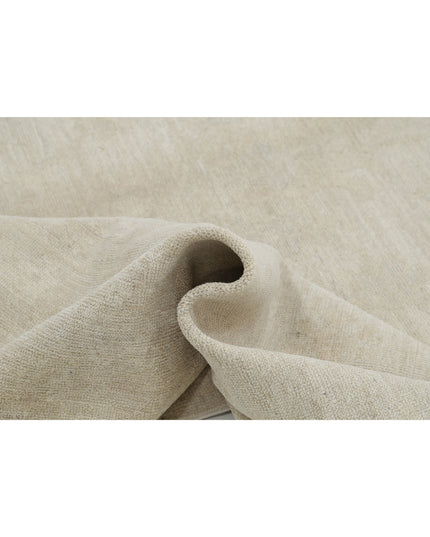 Oushak 9' 0" X 11' 9" Hand Knotted Wool Rug 9' 0" X 11' 9" (274 X 358) / Ivory / Wool