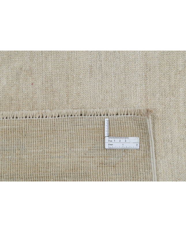 Oushak 9' 0" X 11' 9" Hand Knotted Wool Rug 9' 0" X 11' 9" (274 X 358) / Ivory / Wool