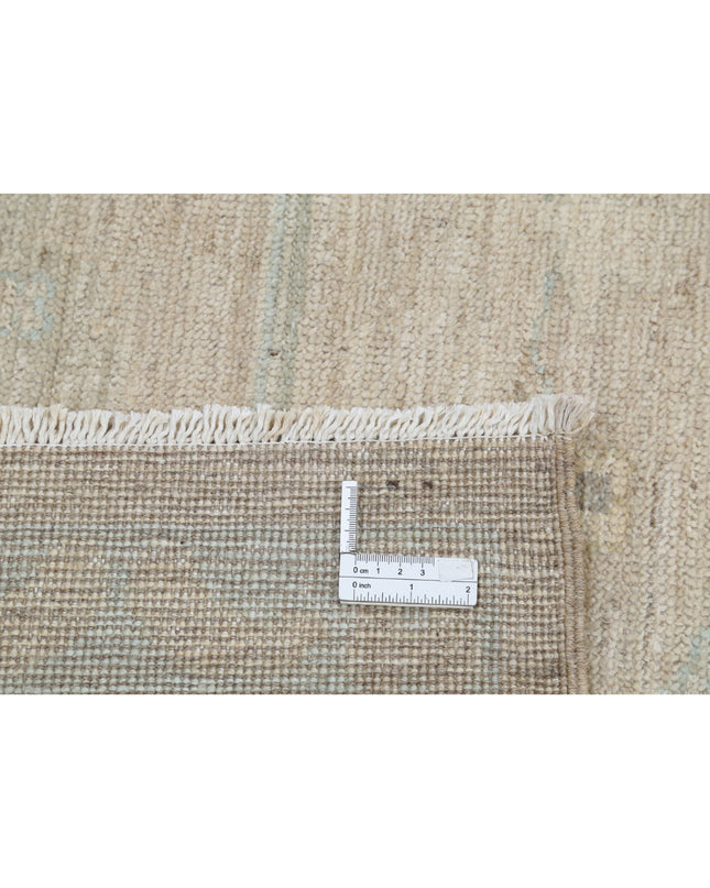 Oushak 9' 0" X 11' 10" Hand Knotted Wool Rug 9' 0" X 11' 10" (274 X 361) / Beige / Wool