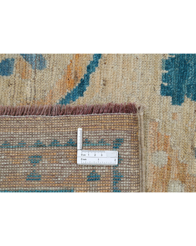 Oushak 8' 9" X 11' 7" Hand Knotted Wool Rug 8' 9" X 11' 7" (267 X 353) / Beige / Wool