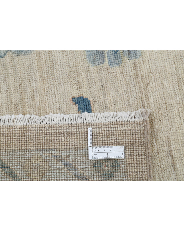 Oushak 8' 0" X 9' 10" Hand Knotted Wool Rug 8' 0" X 9' 10" (244 X 300) / Taupe / Wool