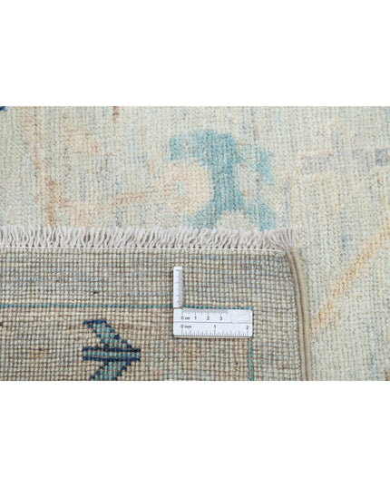 Oushak 8' 9" X 12' 6" Hand Knotted Wool Rug 8' 9" X 12' 6" (267 X 381) / Silver / Wool