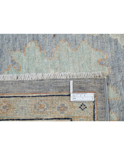 Oushak 8' 1" X 9' 9" Hand Knotted Wool Rug 8' 1" X 9' 9" (246 X 297) / Grey / Wool