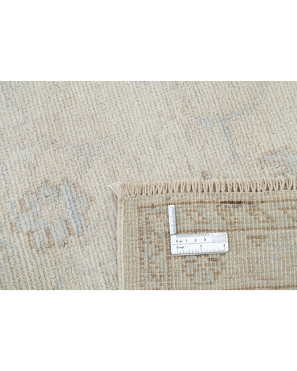 Oushak 8' 0" X 11' 0" Hand Knotted Wool Rug 8' 0" X 11' 0" (244 X 335) / Silver / Wool