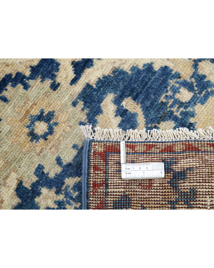 Oushak 4' 1" X 5' 10" Hand Knotted Wool Rug 4' 1" X 5' 10" (124 X 178) / Blue / Wool