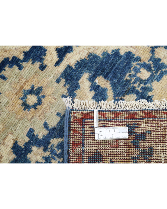 Oushak 4' 1" X 5' 10" Hand Knotted Wool Rug 4' 1" X 5' 10" (124 X 178) / Blue / Wool