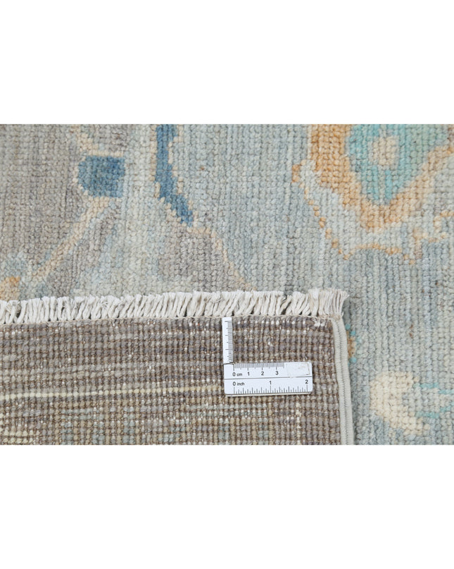 Oushak 5' 11" X 8' 1" Hand Knotted Wool Rug 5' 11" X 8' 1" (180 X 246) / Brown / Wool