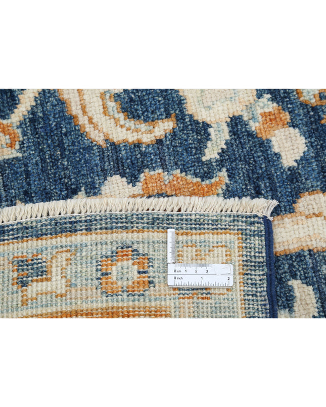 Oushak 9' 2" X 12' 11" Hand Knotted Wool Rug 9' 2" X 12' 11" (280 X 394) / Blue / Wool