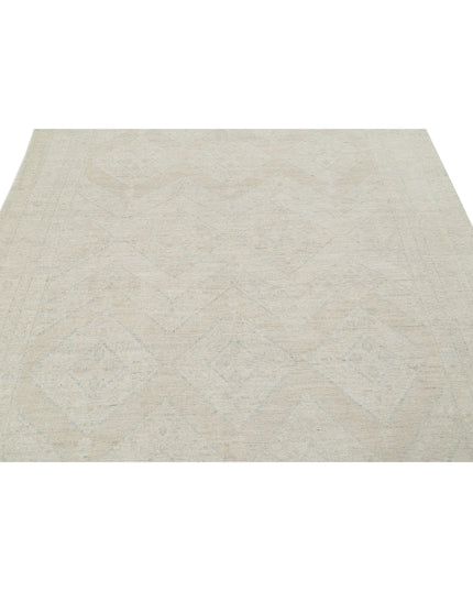 Oushak 6' 3" X 9' 2" Hand Knotted Wool Rug 6' 3" X 9' 2" (191 X 280) / Ivory / Wool